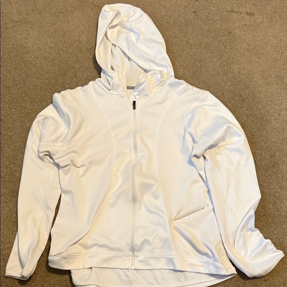 Columbia White Utility Jacket